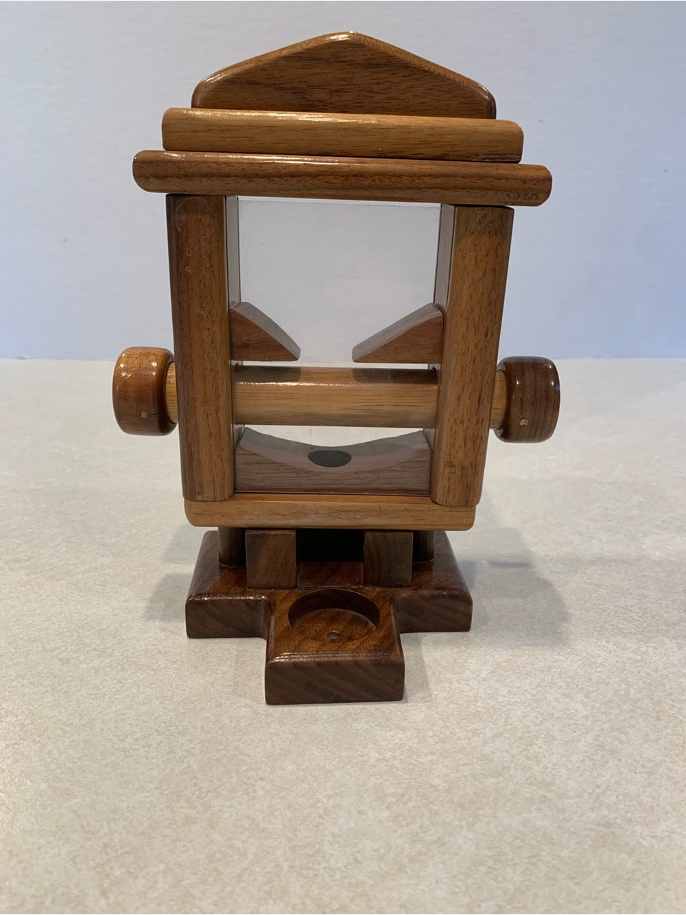 Vintage Wood Gumball / Candy Machine Plexiglass